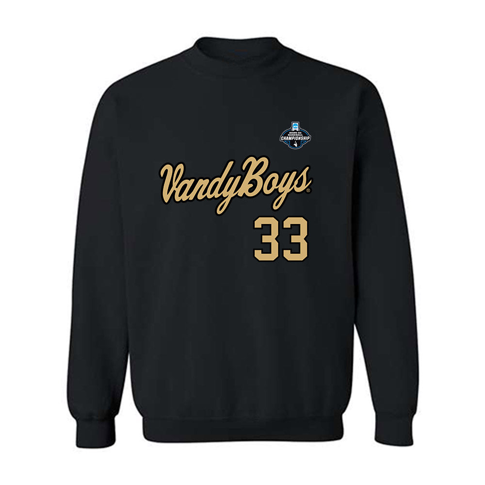 Vanderbilt - NCAA Baseball : Luke Guth - VandyBoys NCAA® Shersey Crewneck Sweatshirt-0