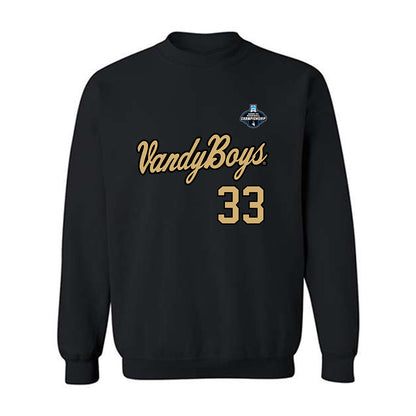 Vanderbilt - NCAA Baseball : Luke Guth - VandyBoys NCAA® Shersey Crewneck Sweatshirt-0
