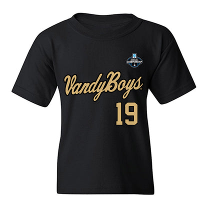 Vanderbilt - NCAA Baseball : Rustan Rigdon - VandyBoys NCAA® Shersey Youth T-Shirt-0