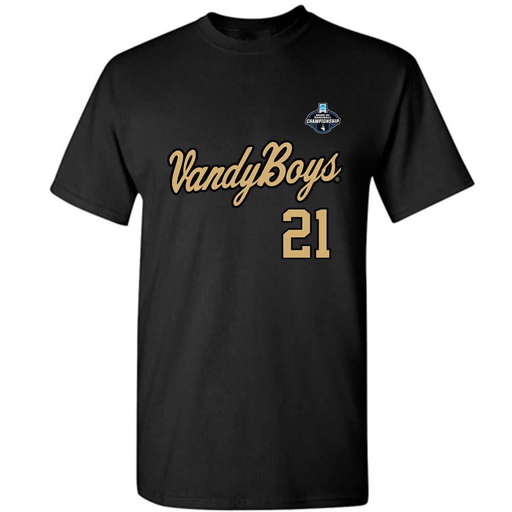 Vanderbilt - NCAA Baseball : Hudson Barton - VandyBoys NCAA® Shersey T-Shirt-0