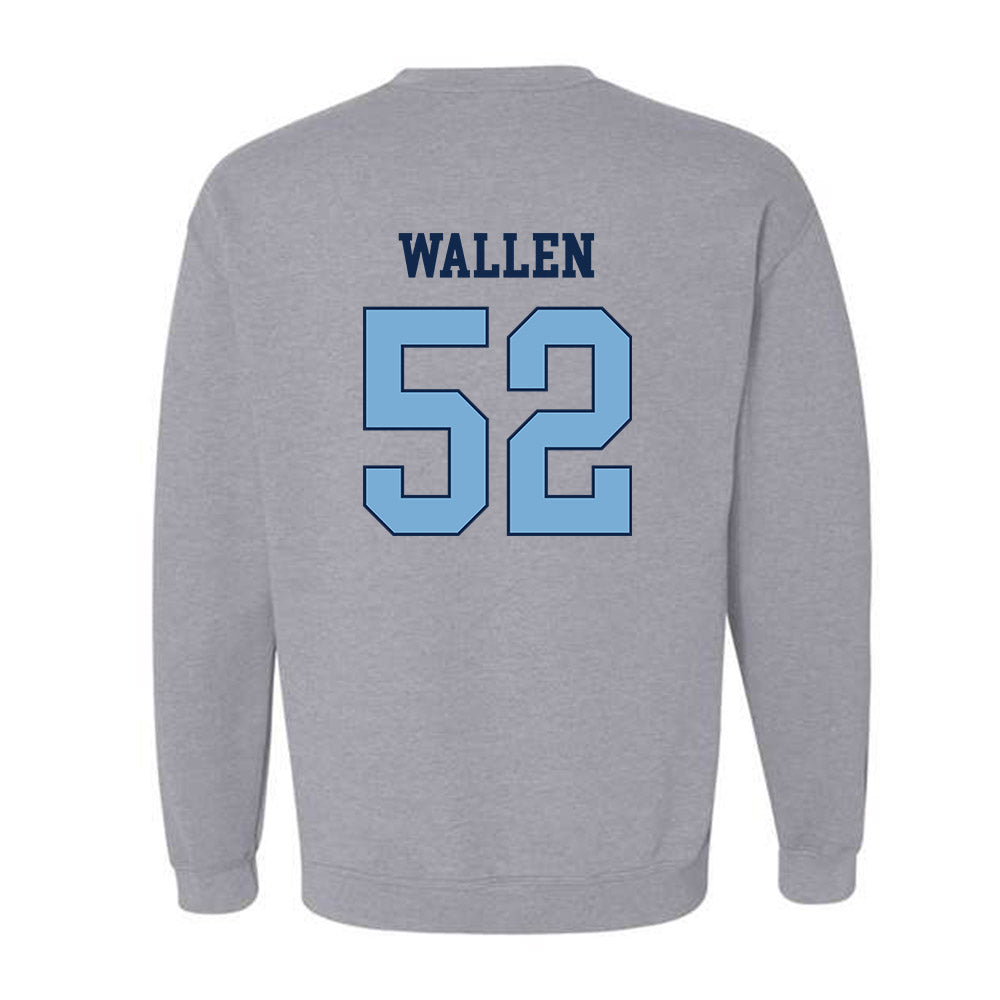 UNC - NCAA Baseball : Andrew Wallen - NCAA® Replica Shersey Crewneck Sweatshirt-1