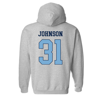 UNC - NCAA Baseball : Olin Johnson - NCAA® Replica Shersey Hooded Sweatshirt-1