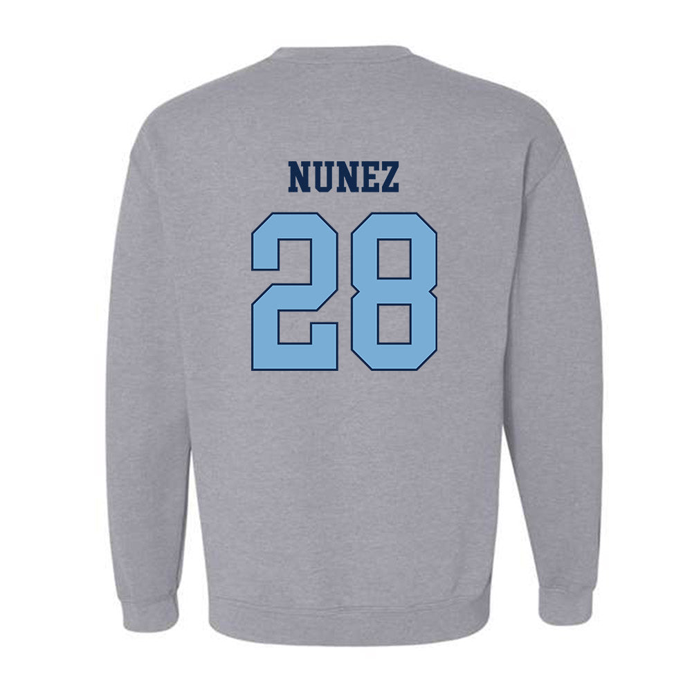 UNC - NCAA Baseball : Jadyn Nunez - NCAA® Replica Shersey Crewneck Sweatshirt-1