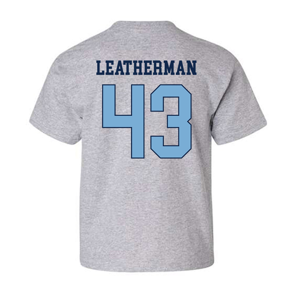 UNC - NCAA Baseball : Riley Leatherman - NCAA® Replica Shersey Youth T-Shirt-1