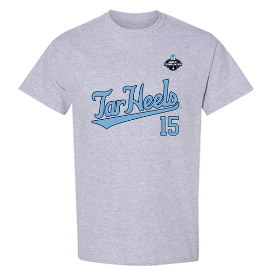 UNC - NCAA Baseball : Cameron Padgett - NCAA® Replica Shersey T-Shirt-0