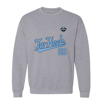 UNC - NCAA Baseball : Jason DeCaro - NCAA® Replica Shersey Crewneck Sweatshirt-0