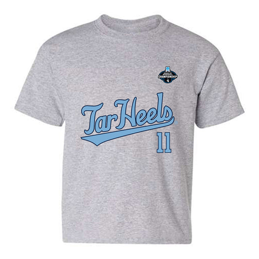 UNC - NCAA Baseball : Matt McKnight - NCAA® Replica Shersey Youth T-Shirt-0