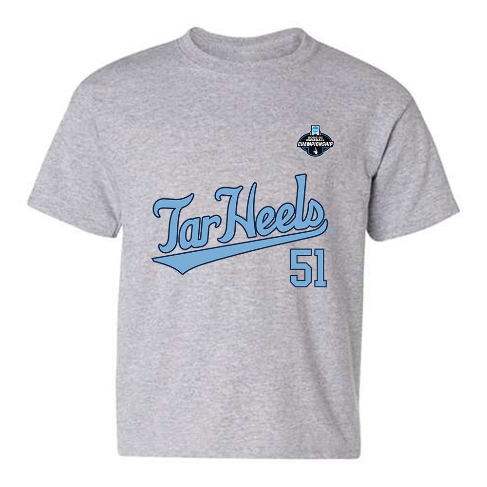 UNC - NCAA Baseball : Timmy Lawson - NCAA® Replica Shersey Youth T-Shirt-0