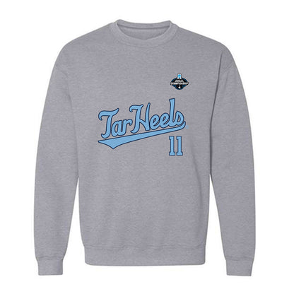 UNC - NCAA Baseball : Matt McKnight - NCAA® Replica Shersey Crewneck Sweatshirt-0