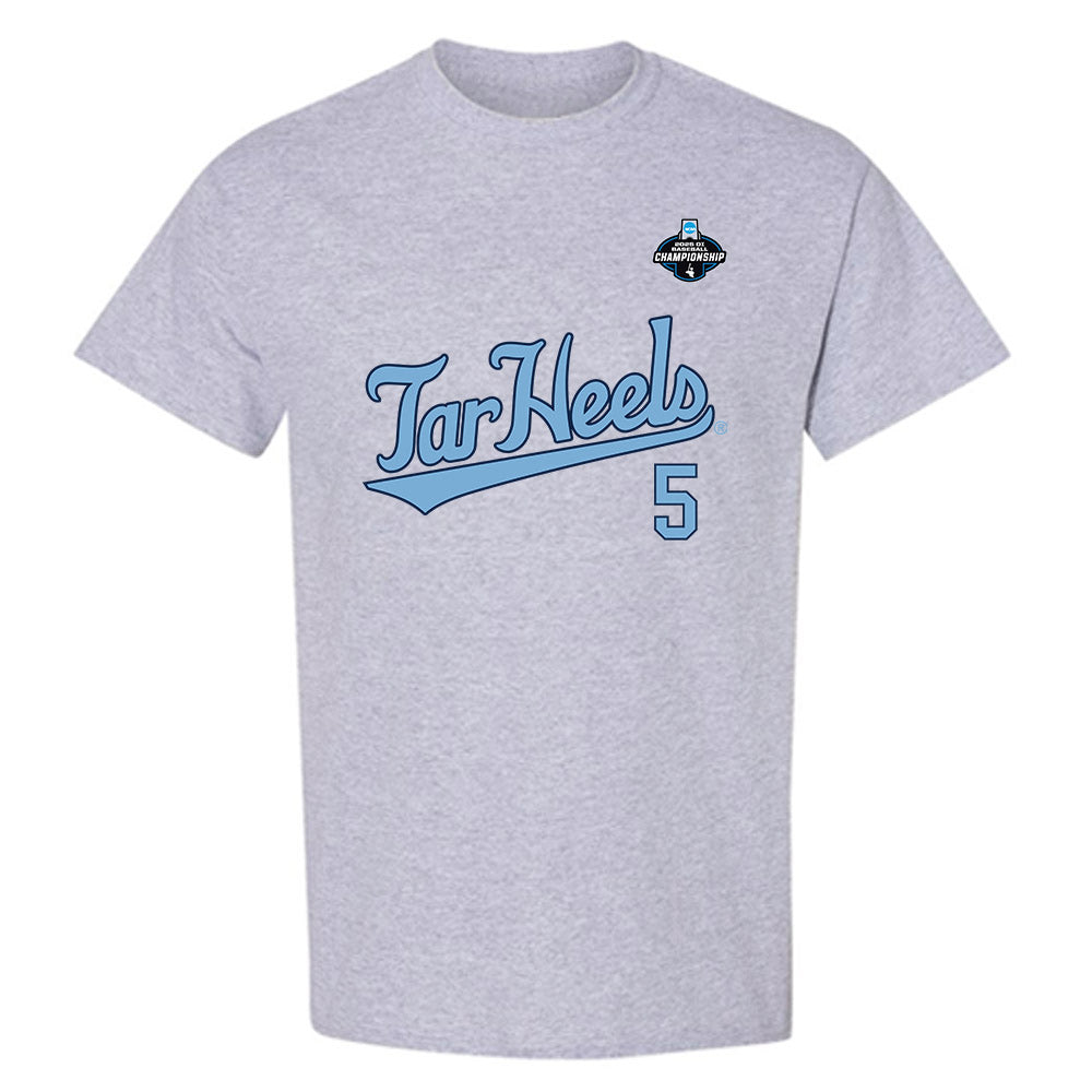UNC - NCAA Baseball : Gavin Gallaher - NCAA® Replica Shersey T-Shirt-0