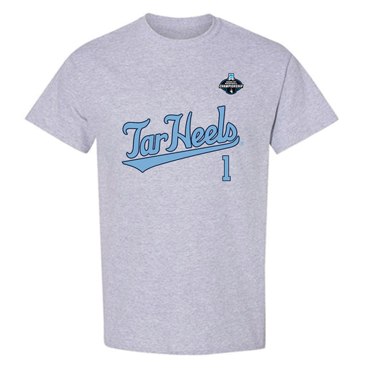 UNC - NCAA Baseball : Cooper Nicholson - NCAA® Replica Shersey T-Shirt-0