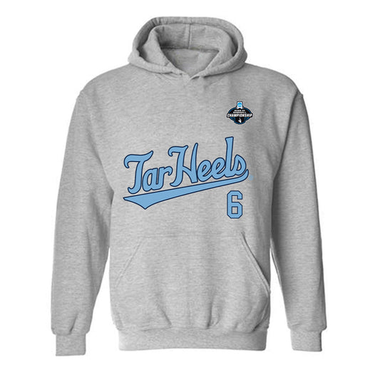UNC - NCAA Baseball : Macon Winslow - NCAA® Replica Shersey Hooded Sweatshirt-0
