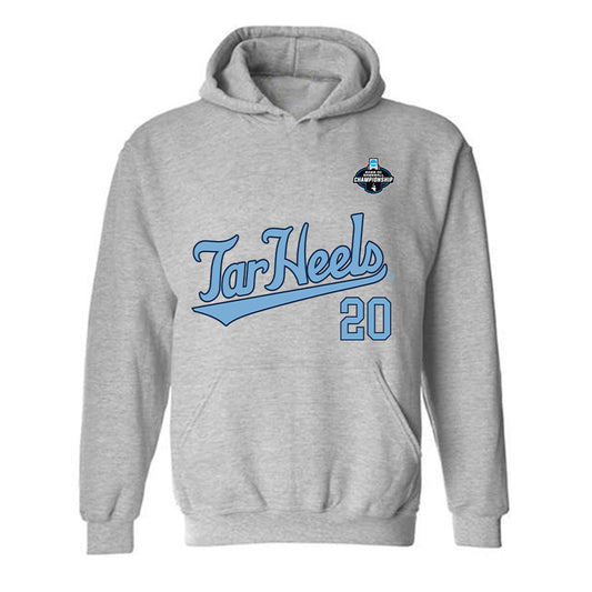 UNC - NCAA Baseball : AJ Terry - NCAA® Replica Shersey Hooded Sweatshirt-0