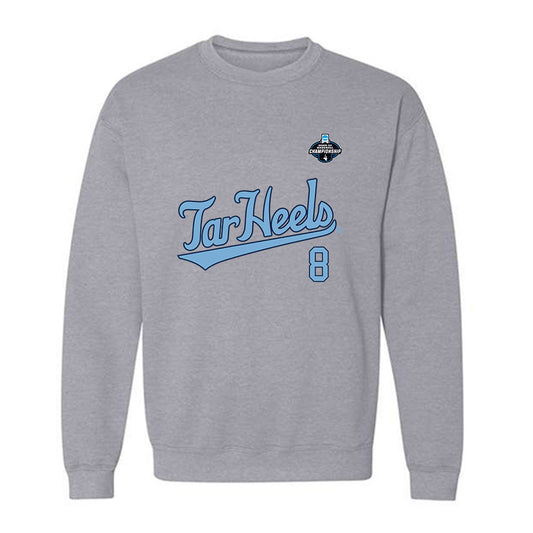 UNC - NCAA Baseball : Owen Hull - NCAA® Replica Shersey Crewneck Sweatshirt-0