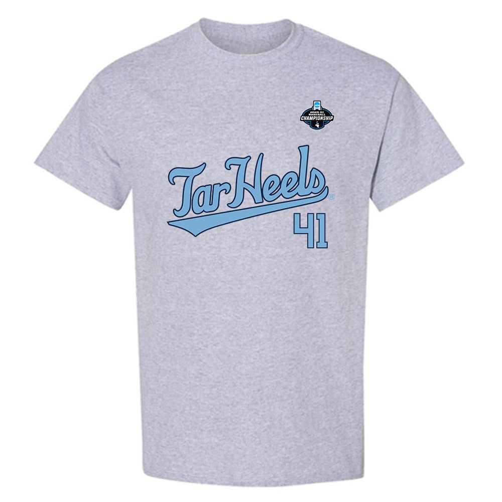 UNC - NCAA Baseball : Justin Mabe - NCAA® Replica Shersey T-Shirt-0