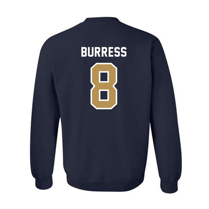 Georgia Tech - NCAA Baseball : Drew Burress - NCAA® Replica Shersey Crewneck Sweatshirt-1
