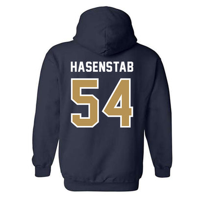 Georgia Tech - NCAA Baseball : Riley Hasenstab - NCAA® Replica Shersey Hooded Sweatshirt-1