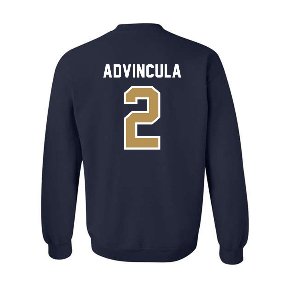 Georgia Tech - NCAA Baseball : Jarren Advincula - NCAA® Replica Shersey Crewneck Sweatshirt-1