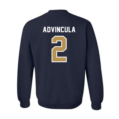 Georgia Tech - NCAA Baseball : Jarren Advincula - NCAA® Replica Shersey Crewneck Sweatshirt-1