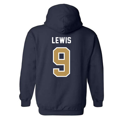 Georgia Tech - NCAA Baseball : Coleman Lewis - NCAA® Replica Shersey Hooded Sweatshirt-1