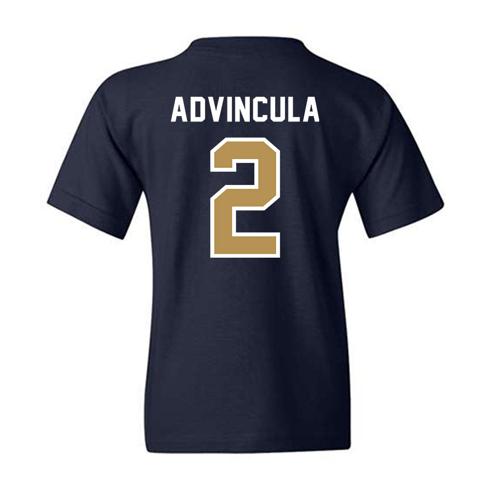 Georgia Tech - NCAA Baseball : Jarren Advincula - NCAA® Replica Shersey Youth T-Shirt-1
