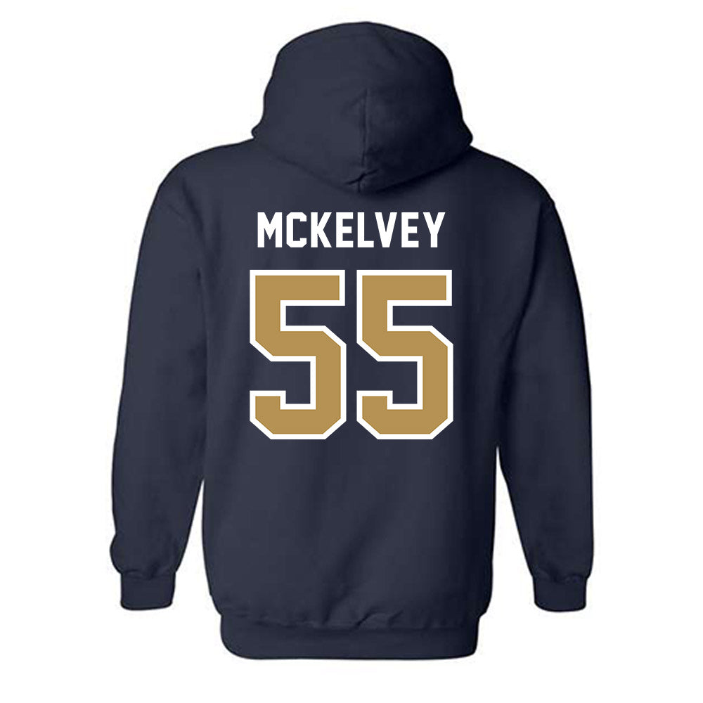 Georgia Tech - NCAA Baseball : Adam Mckelvey - NCAA® Replica Shersey Hooded Sweatshirt-1