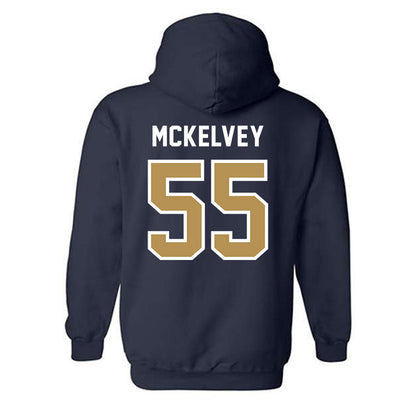 Georgia Tech - NCAA Baseball : Adam Mckelvey - NCAA® Replica Shersey Hooded Sweatshirt-1