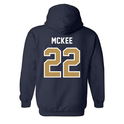 Georgia Tech - NCAA Baseball : Tate McKee - NCAA® Replica Shersey Hooded Sweatshirt-1