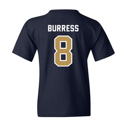 Georgia Tech - NCAA Baseball : Drew Burress - NCAA® Replica Shersey Youth T-Shirt-1
