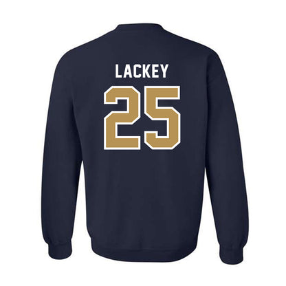 Georgia Tech - NCAA Baseball : Vahn Lackey - NCAA® Replica Shersey Crewneck Sweatshirt-1