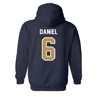 Georgia Tech - NCAA Baseball : Caleb Daniel - NCAA® Replica Shersey Hooded Sweatshirt-1
