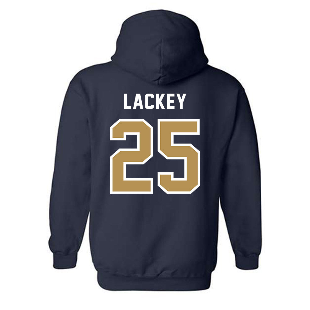 Georgia Tech - NCAA Baseball : Vahn Lackey - NCAA® Replica Shersey Hooded Sweatshirt-1