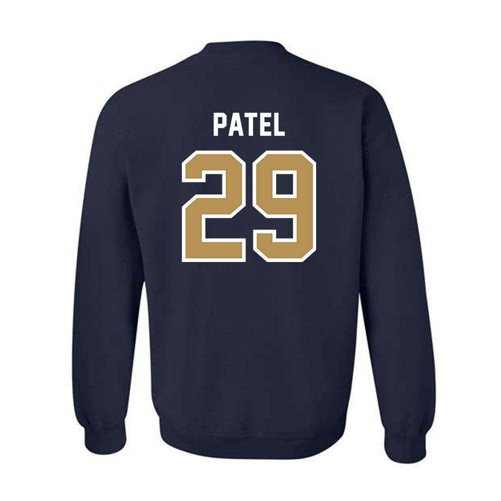 Georgia Tech - NCAA Baseball : Mason Patel - NCAA® Replica Shersey Crewneck Sweatshirt-1