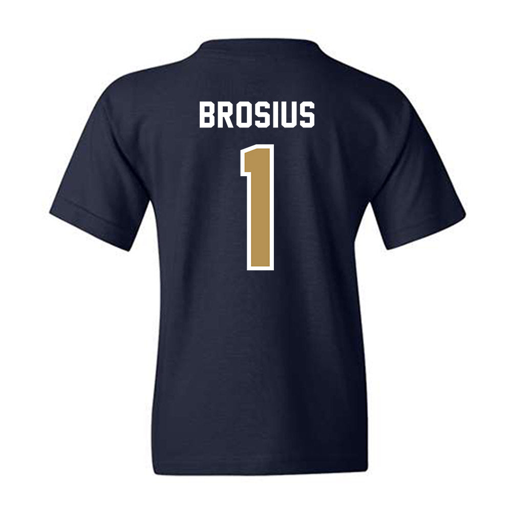 Georgia Tech - NCAA Baseball : Parker Brosius - NCAA® Replica Shersey Youth T-Shirt-1