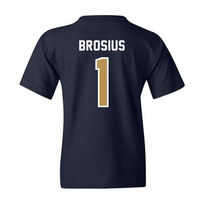 Georgia Tech - NCAA Baseball : Parker Brosius - NCAA® Replica Shersey Youth T-Shirt-1
