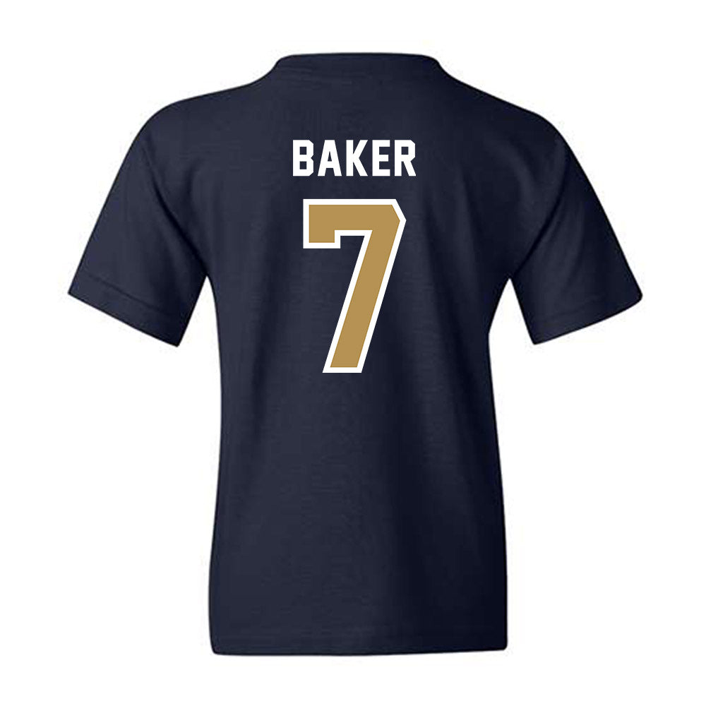 Georgia Tech - NCAA Baseball : Will Baker - NCAA® Replica Shersey Youth T-Shirt-1