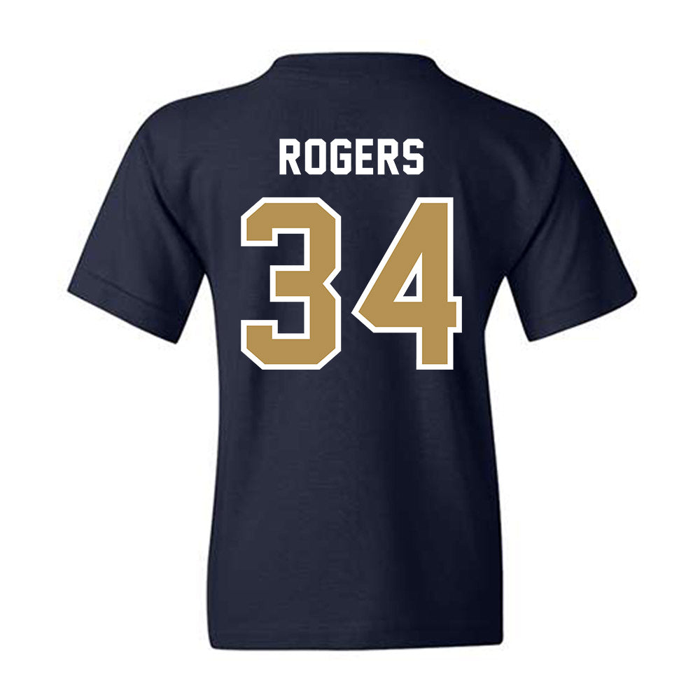 Georgia Tech - NCAA Baseball : Drew Rogers - NCAA® Replica Shersey Youth T-Shirt-1