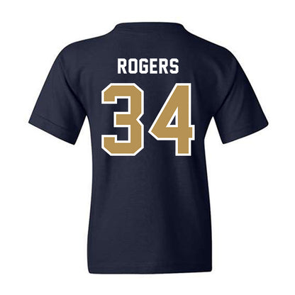 Georgia Tech - NCAA Baseball : Drew Rogers - NCAA® Replica Shersey Youth T-Shirt-1