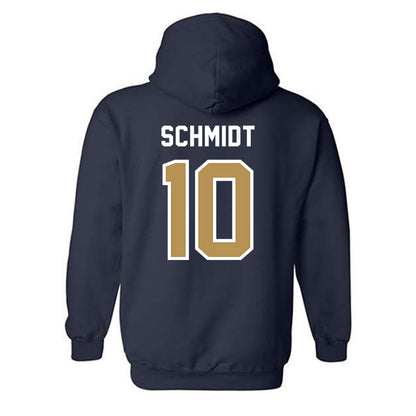 Georgia Tech - NCAA Baseball : Kent Schmidt - NCAA® Replica Shersey Hooded Sweatshirt-1