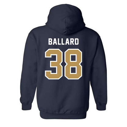 Georgia Tech - NCAA Baseball : Carson Ballard - NCAA® Replica Shersey Hooded Sweatshirt-1