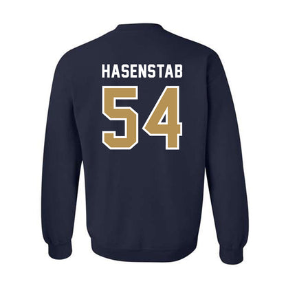 Georgia Tech - NCAA Baseball : Riley Hasenstab - NCAA® Replica Shersey Crewneck Sweatshirt-1