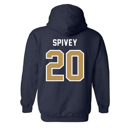 Georgia Tech - NCAA Baseball : Caden Spivey - NCAA® Replica Shersey Hooded Sweatshirt-1