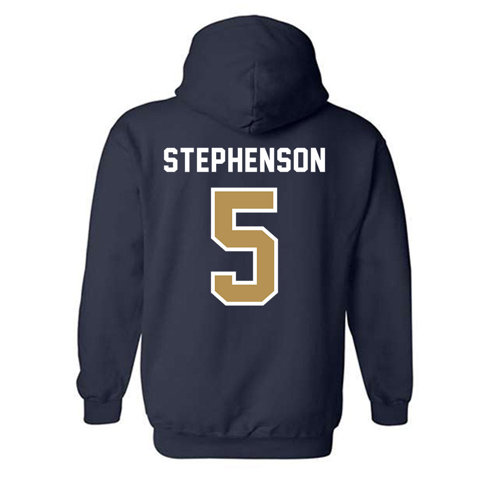Georgia Tech - NCAA Baseball : Dominic Stephenson - NCAA® Replica Shersey Hooded Sweatshirt-1