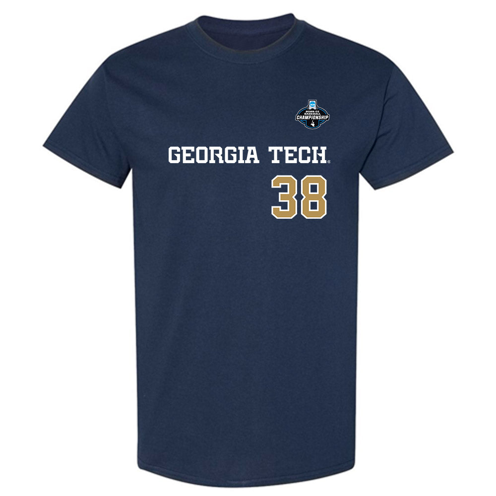 Georgia Tech - NCAA Baseball : Carson Ballard - NCAA® Replica Shersey T-Shirt-0