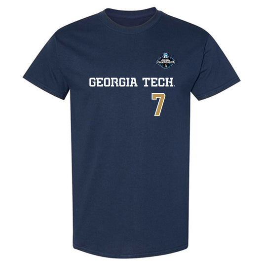 Georgia Tech - NCAA Baseball : Will Baker - NCAA® Replica Shersey T-Shirt-0