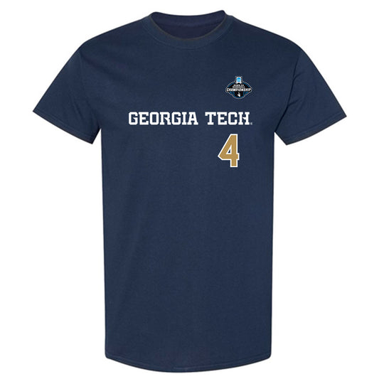 Georgia Tech - NCAA Baseball : Alex Hernandez - NCAA® Replica Shersey T-Shirt-0