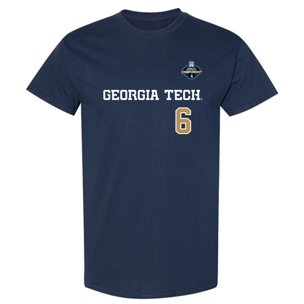 Georgia Tech - NCAA Baseball : Caleb Daniel - NCAA® Replica Shersey T-Shirt-0
