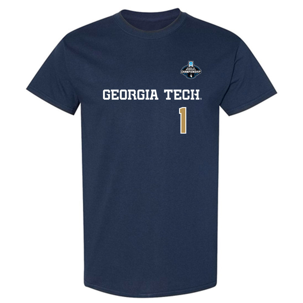 Georgia Tech - NCAA Baseball : Parker Brosius - NCAA® Replica Shersey T-Shirt-0