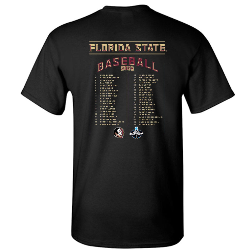 FSU - NCAA Baseball : - Roster T-Shirt-1