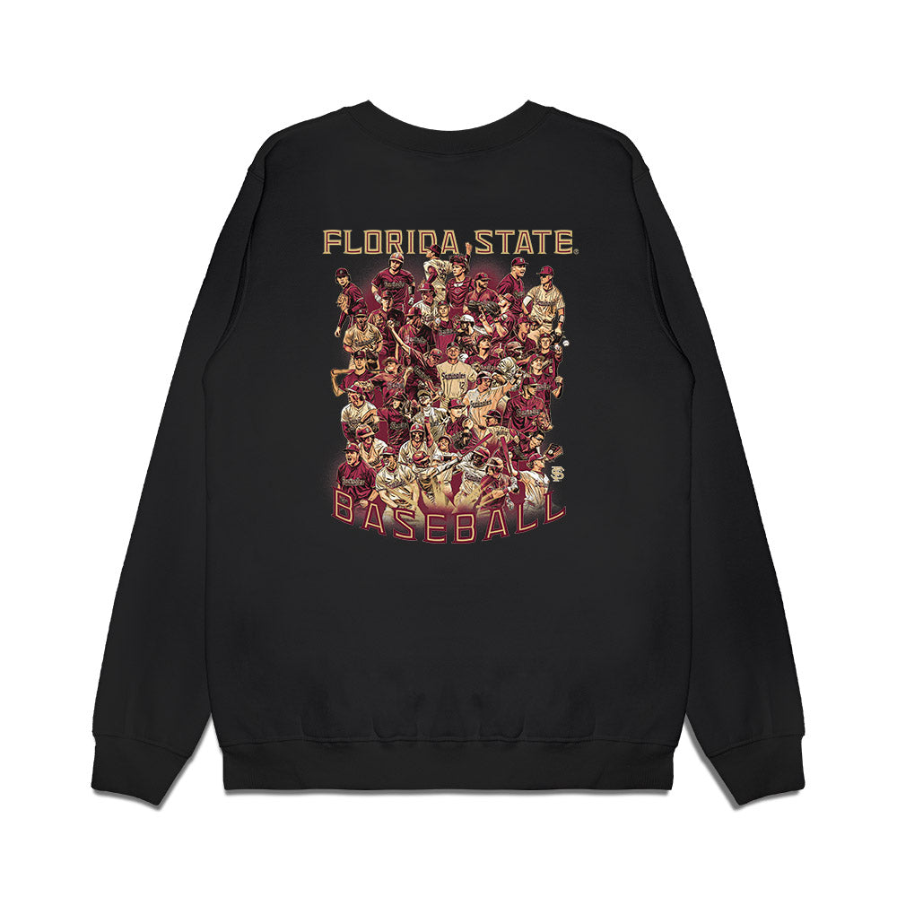 FSU - NCAA Baseball : - NCAA® Team Premium Crewneck Sweatshirt-1